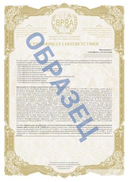Образец Приложение к СТО 01.064.00220722.2-2020 Увельский Сертификат СТО 01.064.00220722.2-2020 